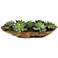 Uttermost Yuma Green Succulent 27" Wide Faux Plant in Bowl