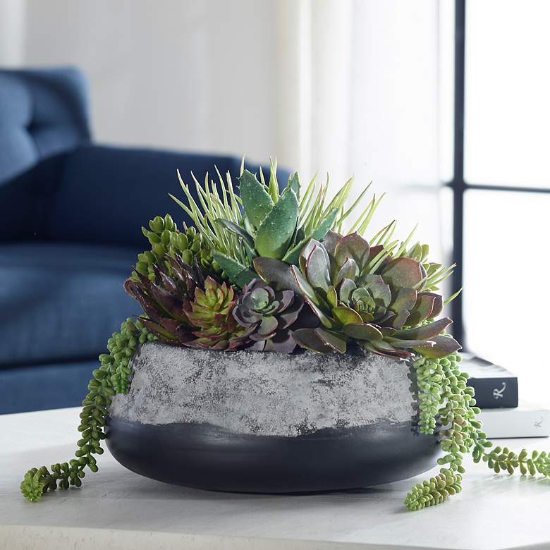 Image 1 Uttermost Yuma Succulent Centerpiece