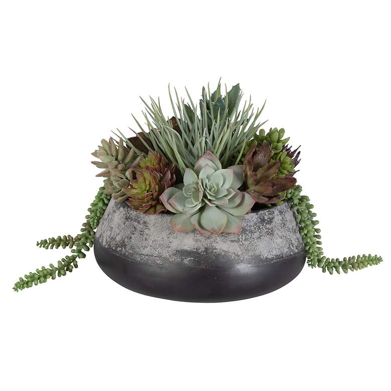 Image 4 Uttermost Yuma Succulent Centerpiece more views