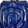 4_Uttermost Zade 33" High Modern Ceramic Blue Table Lamp more views