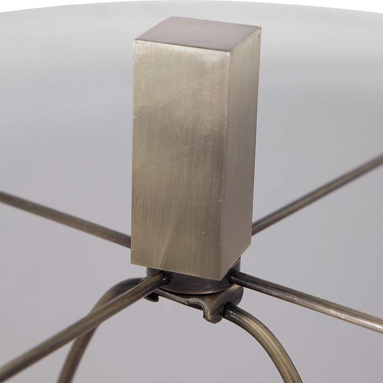 Image 3 Uttermost Zade 34" Warm Gray Ceramic Table Lamp more views