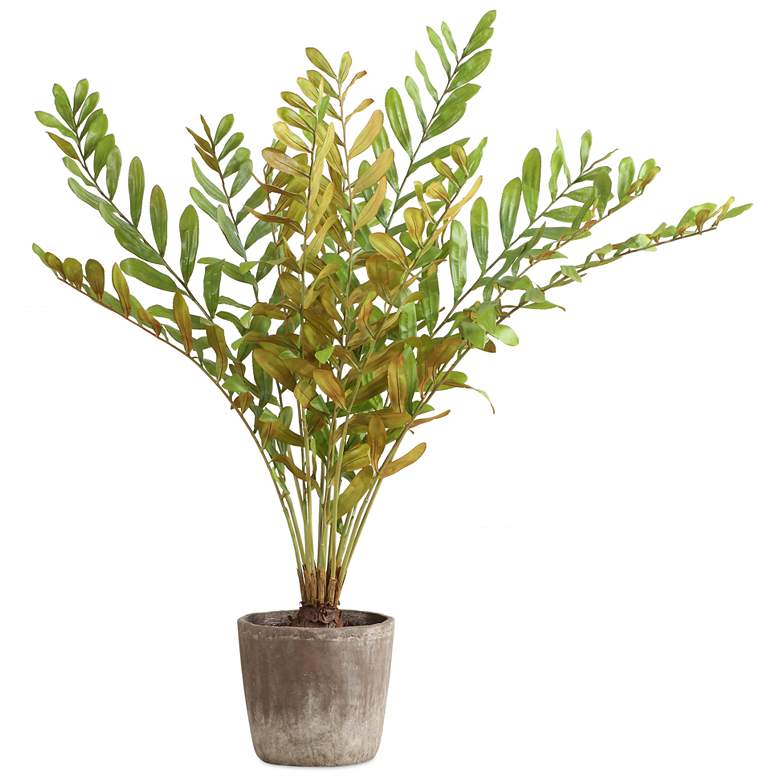Image 2 Uttermost Zamia Palm 57 3/4" High Accent Tree
