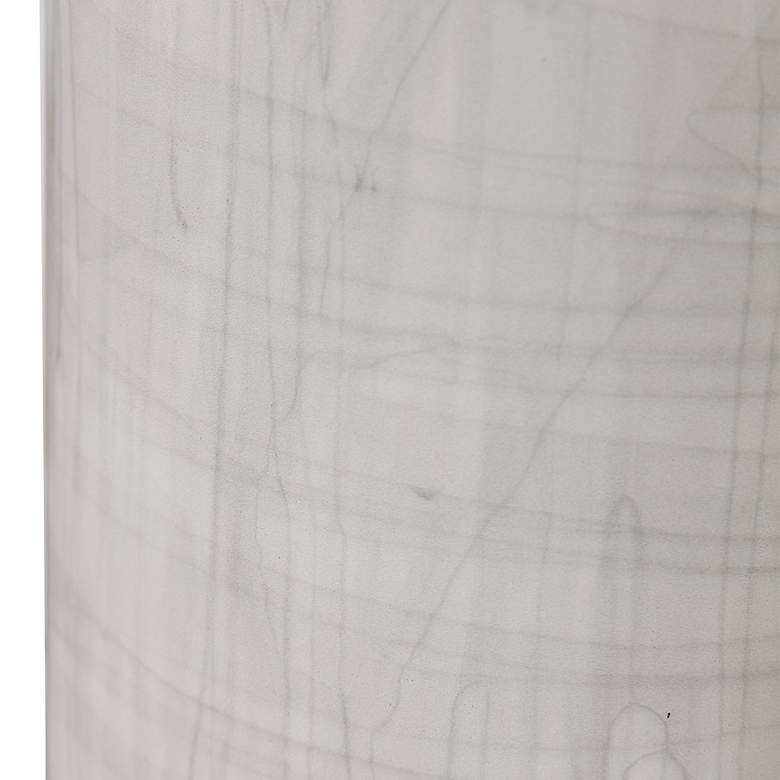 Image 4 Uttermost Zesiro 32 inch Beige Glaze Cylindrical Ceramic Table Lamp more views