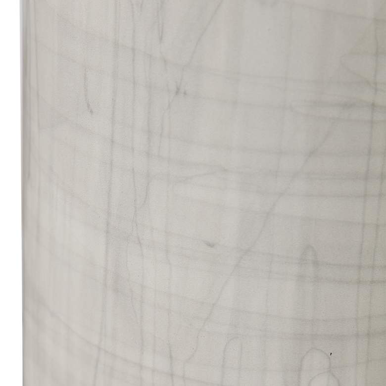 Image 6 Uttermost Zesiro 32" Beige Glaze Cylindrical Ceramic Table Lamp more views