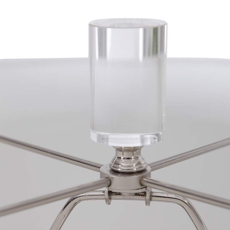 Image 7 Uttermost Zesiro 32" Beige Glaze Cylindrical Ceramic Table Lamp more views