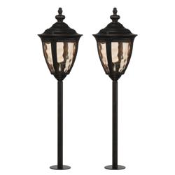 Uvas 22 1/2"H Bronze Landscape LED Path Lights Set of 2