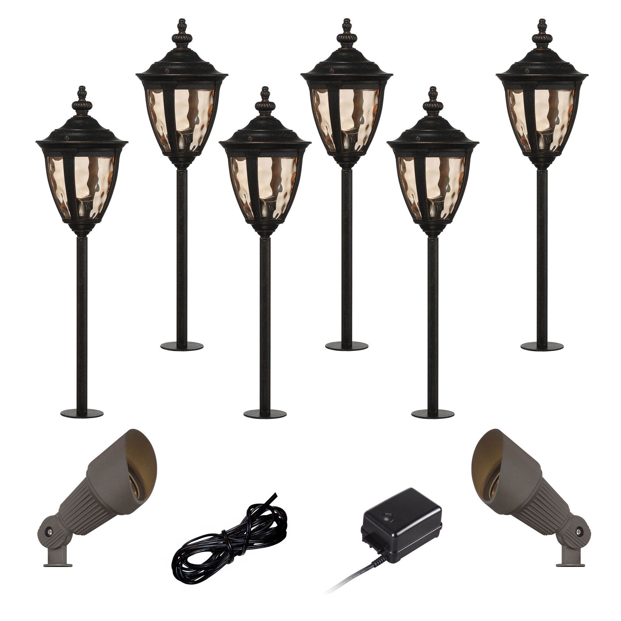 landscape lighting spotlight kits