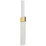 1_V Panels 2.25" Wide Brass Thin Pendant