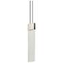 1_V Panels 2.25" Wide Polished Chrome Thin Pendant
