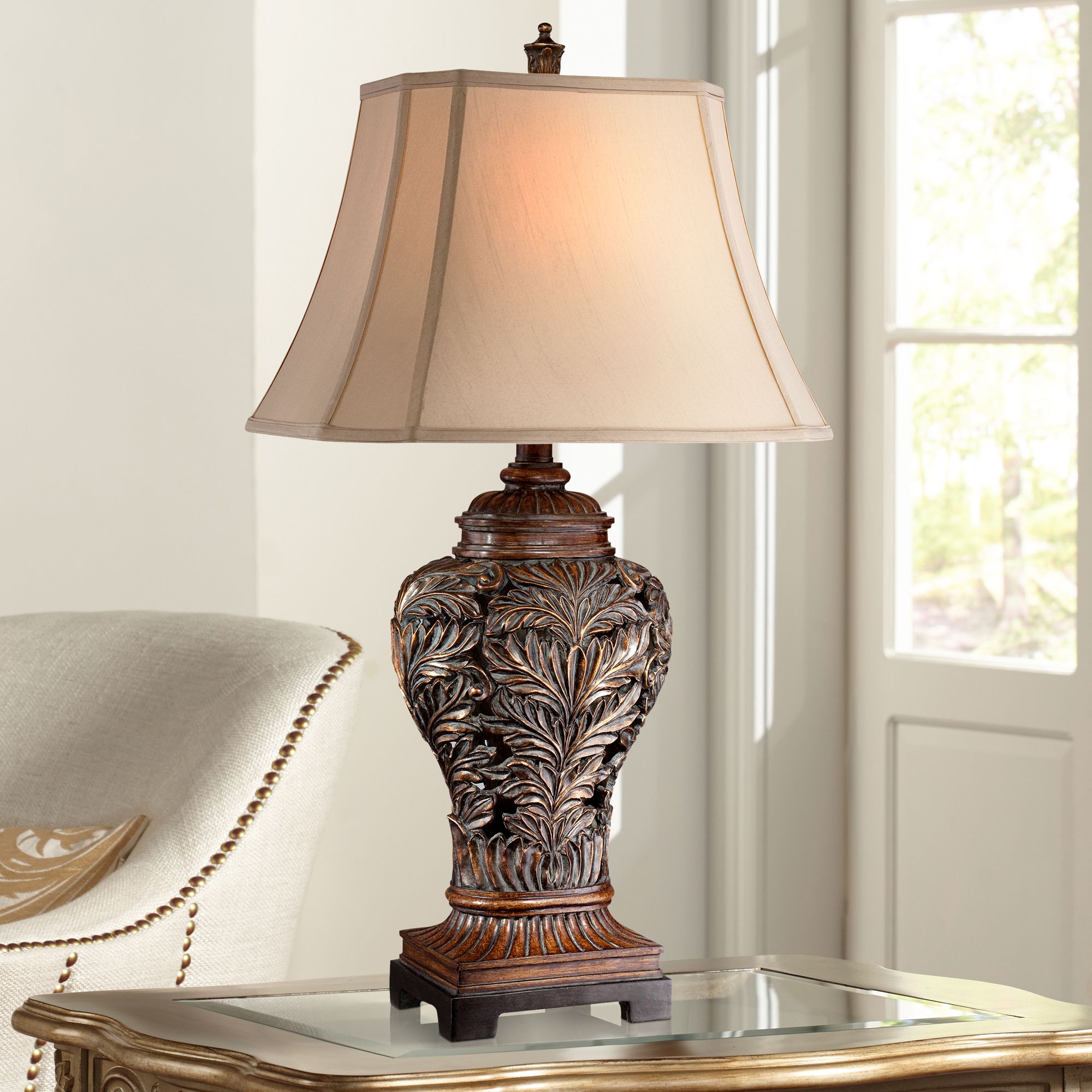 Brown Traditional Table Lamps Lamps Plus   V0802cropped 