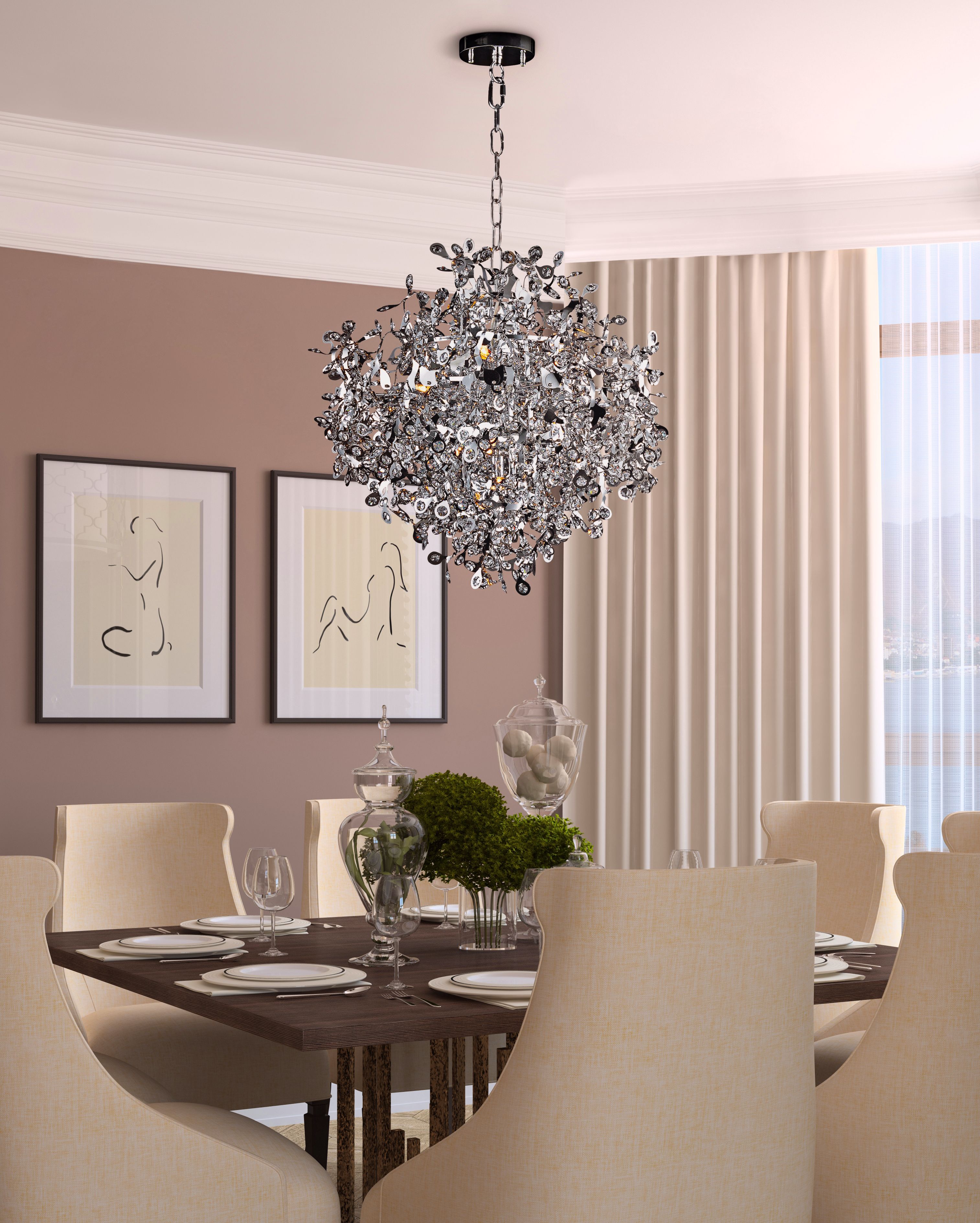 maxim crystal chandelier