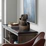 Thumbnail1 of 3-Tier Bronze Stone Contemporary 9 3/4" High Tabletop Fountain in scene