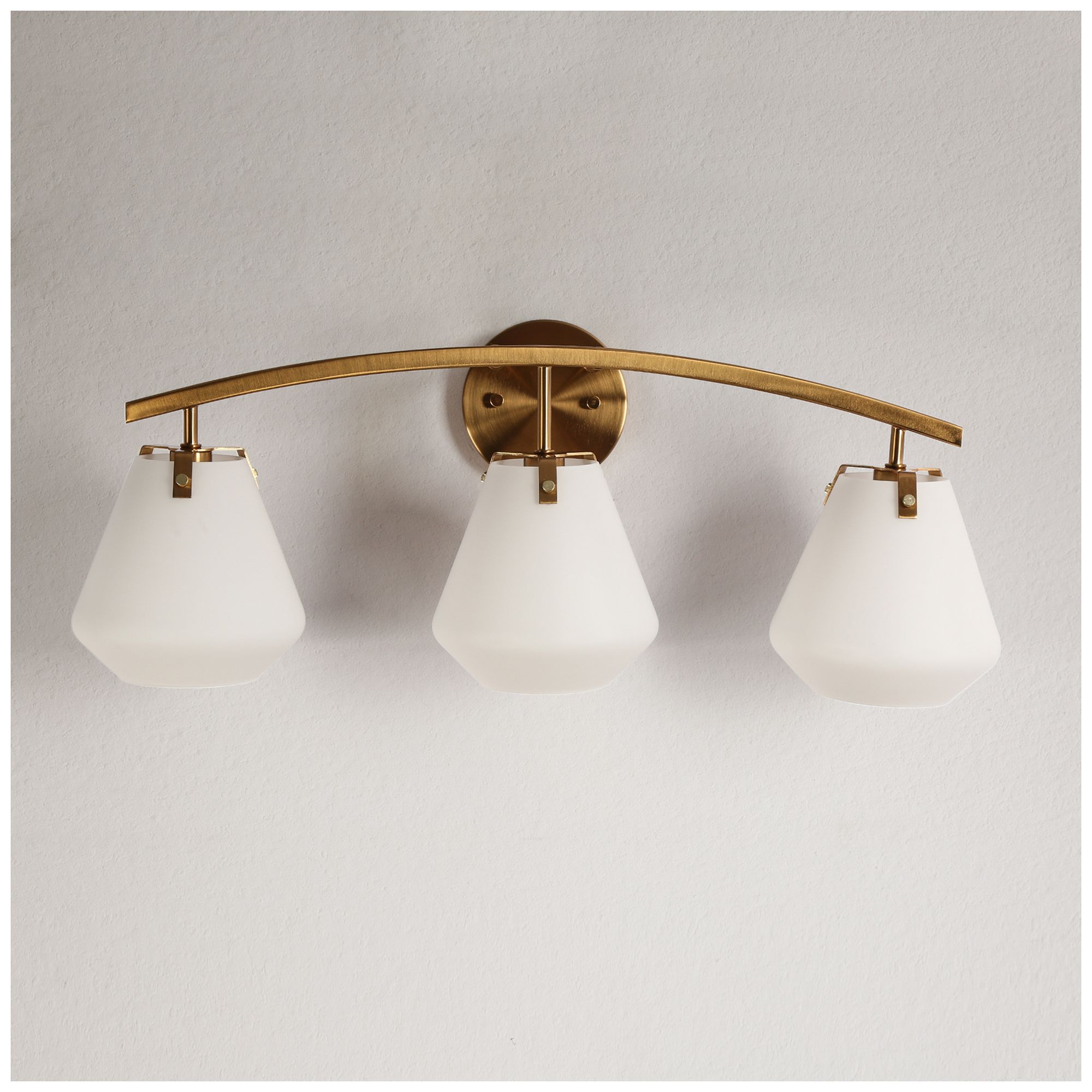 Image 3 Vabatahtlik 3-Light Opal Glass Bath Vanity Light - Made to Order more views