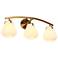 Vabatahtlik 3-Light Opal Glass Bath Vanity Light