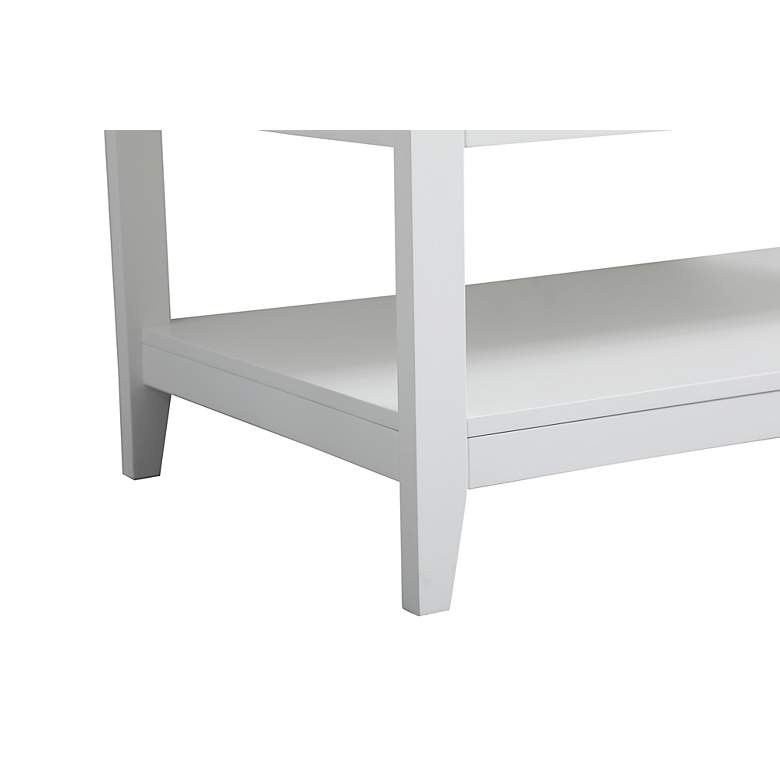 Image 7 Vaedra 36" Wide White Wood 3-Door Single Sink Vanity more views
