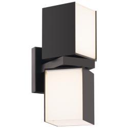 Vaiation 12.5&quot;H x 4.38&quot;W 6-Light Outdoor Wall Light in Black