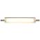 Vail 22 1/2" Wide Brushed Steel Opal Glass LED Bath Light