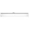 Vail 25 1/2" Wide Brushed Steel Opal Glass LED Bath Light