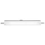 Vail 30 1/4&quot; Wide Brushed Steel Opal Glass LED Bath Light