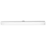 Vail 37 1/2&quot; Wide Brushed Steel Opal Glass LED Bath Light