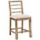 Vail II Beige Fabric Counter Height Dining Chairs Set of 2
