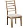 Vail II Beige Fabric Dining Side Chairs Set of 2