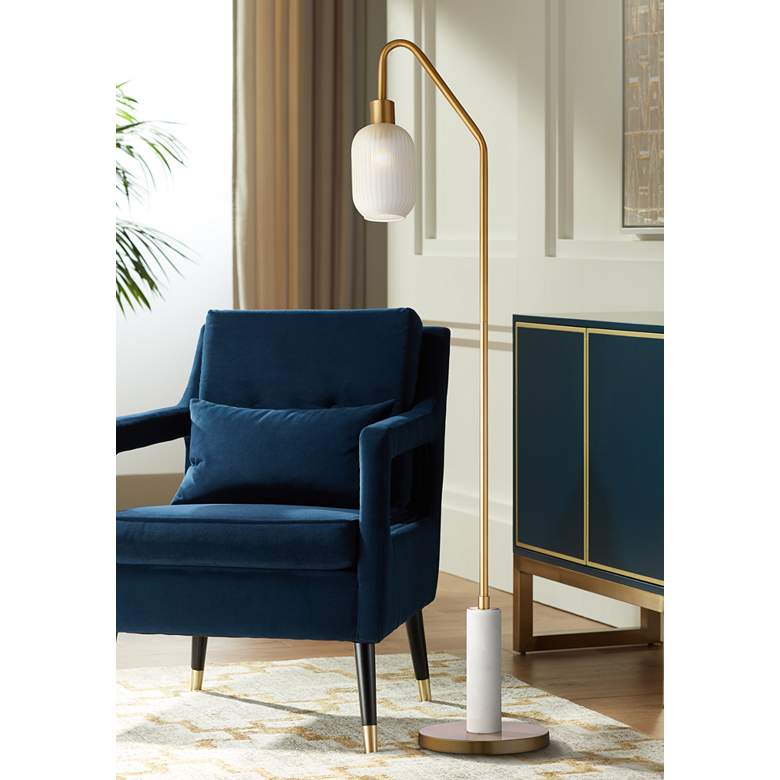 Image 1 Vaile Modern Luxe Floor Lamp by Possini Euro Design