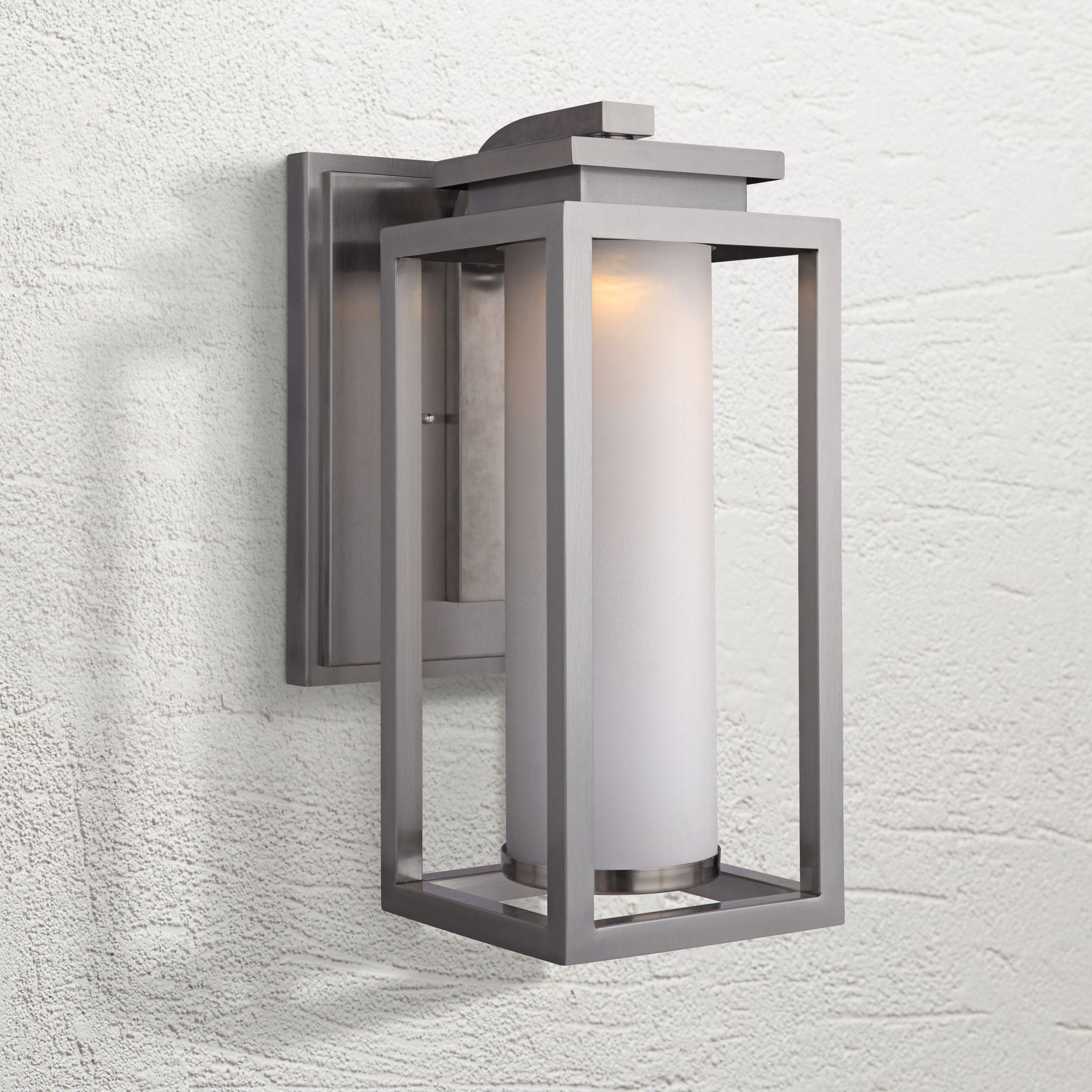 Stainless steel outdoor light outlet fixtures