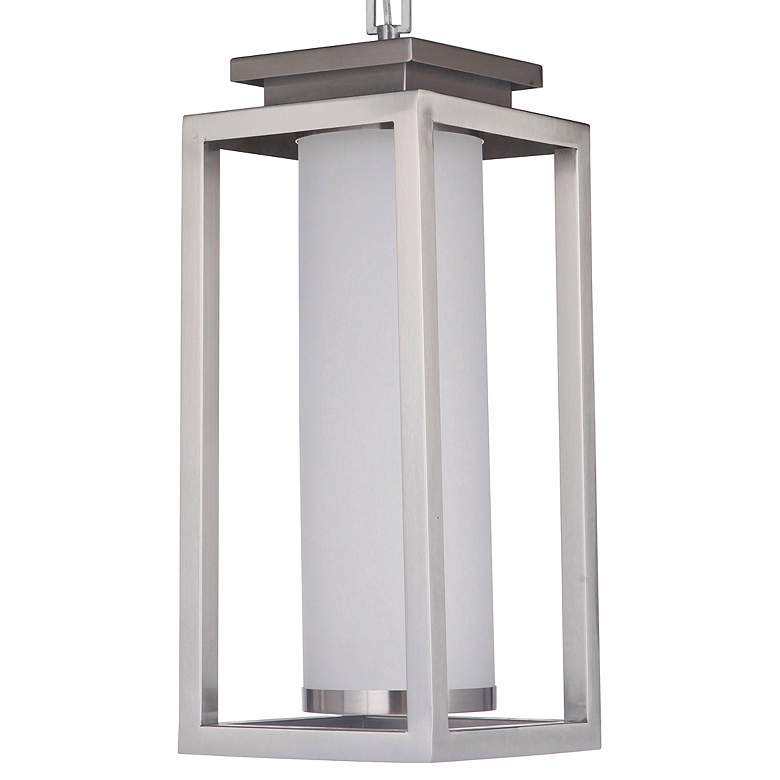 Image 2 Vailridge 21 1/2"H Stainless Steel LED Outdoor Hanging Light more views