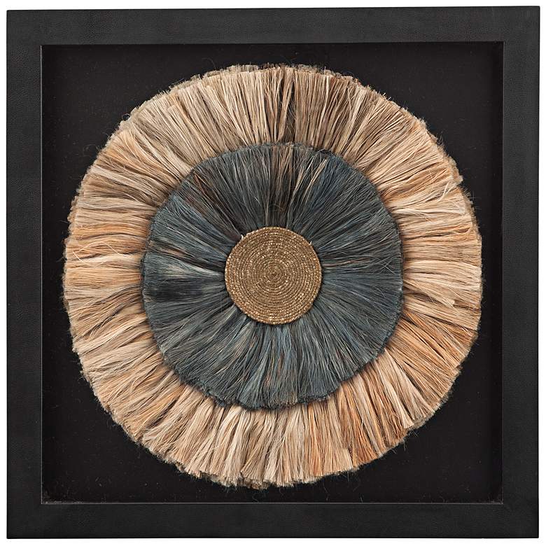 Image 1 Val 30" Square Shadow Box Framed Wall Art