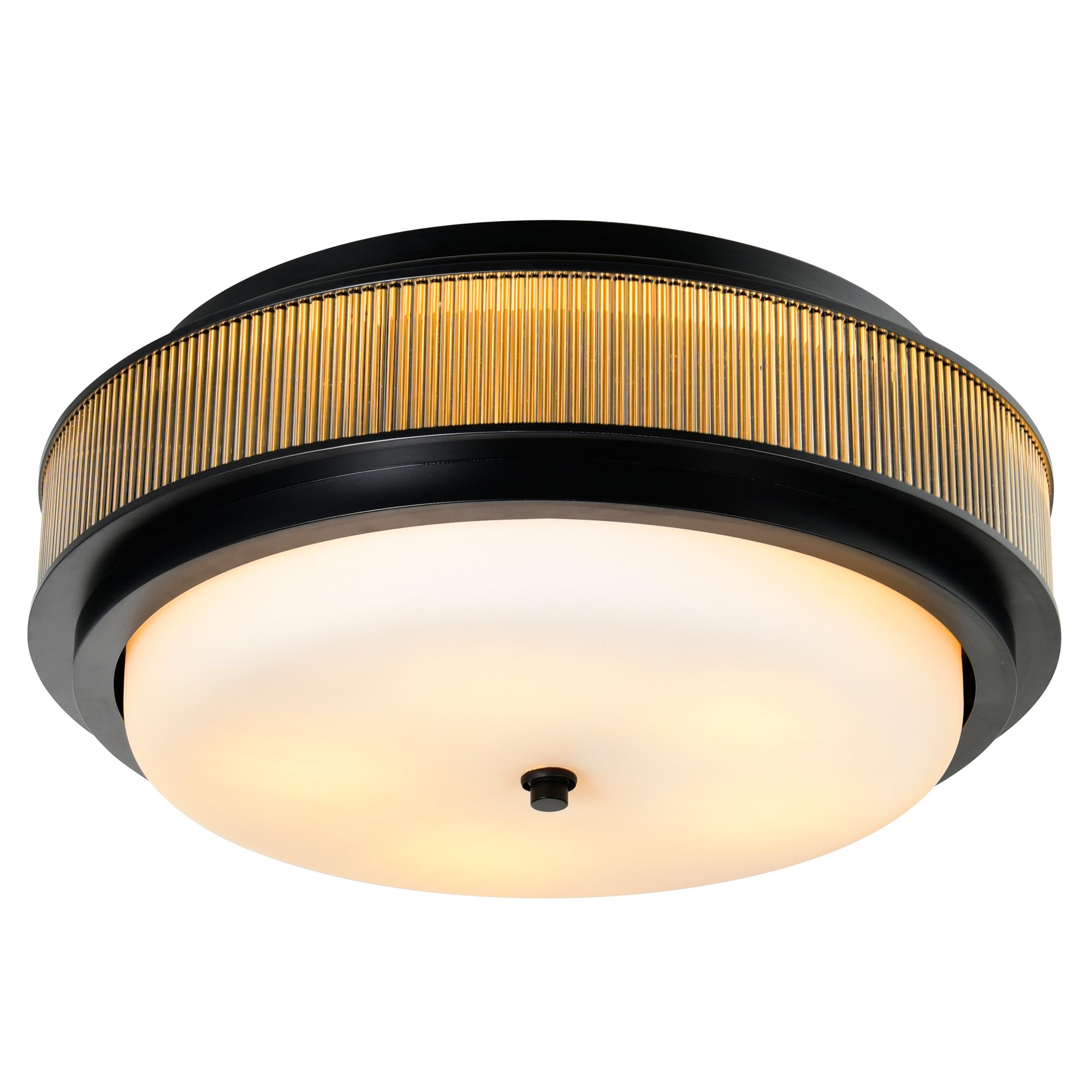Image 2 Valdivia 4 Light 18in Black Flush Mount more views