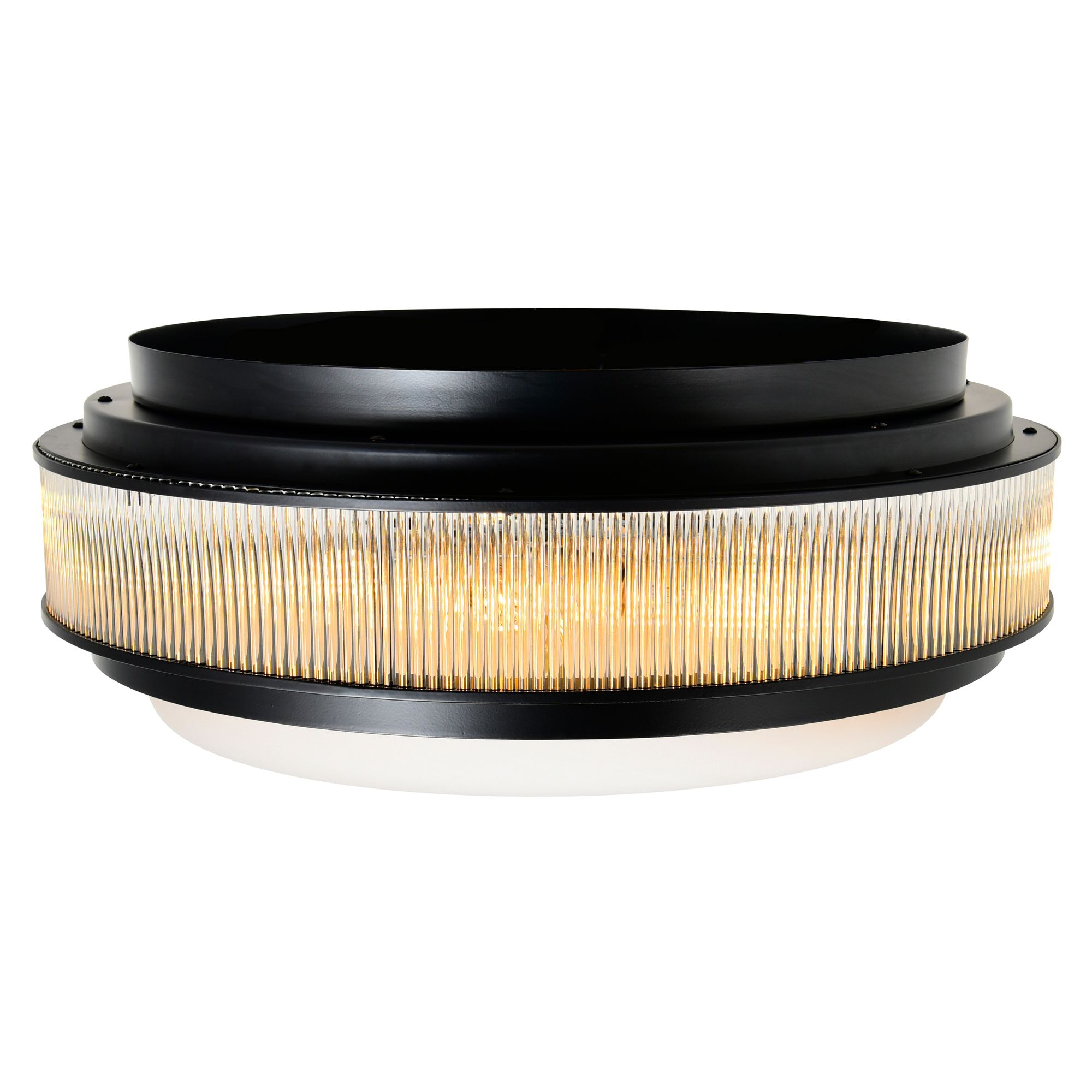 Image 3 Valdivia 4 Light 18in Black Flush Mount more views