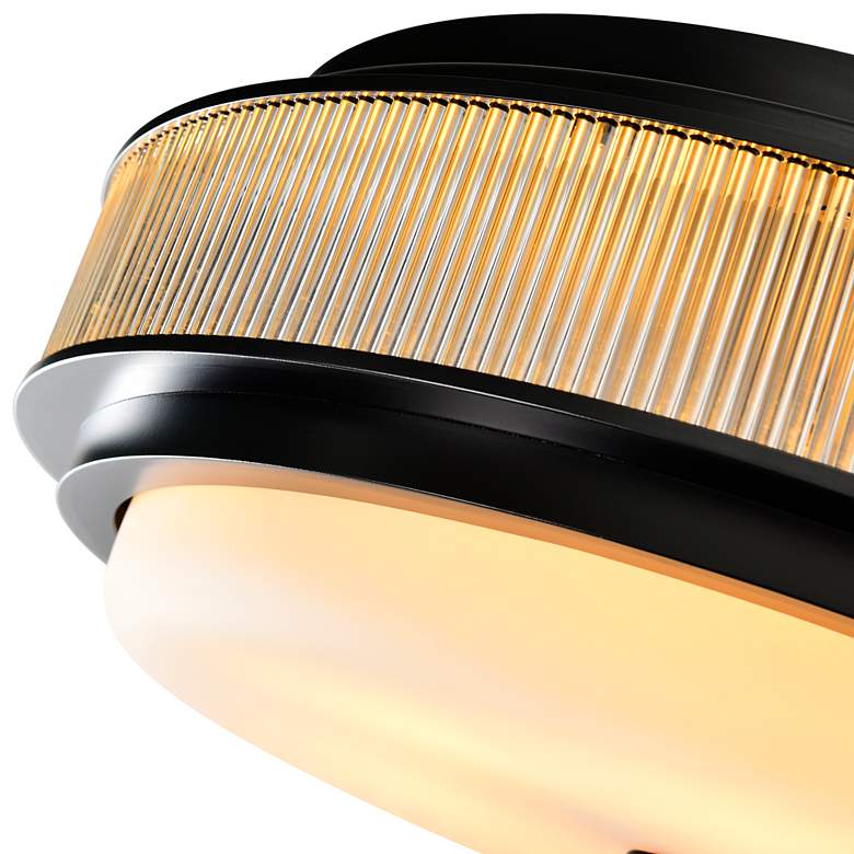 Image 5 Valdivia 4 Light Black Flush Mount more views