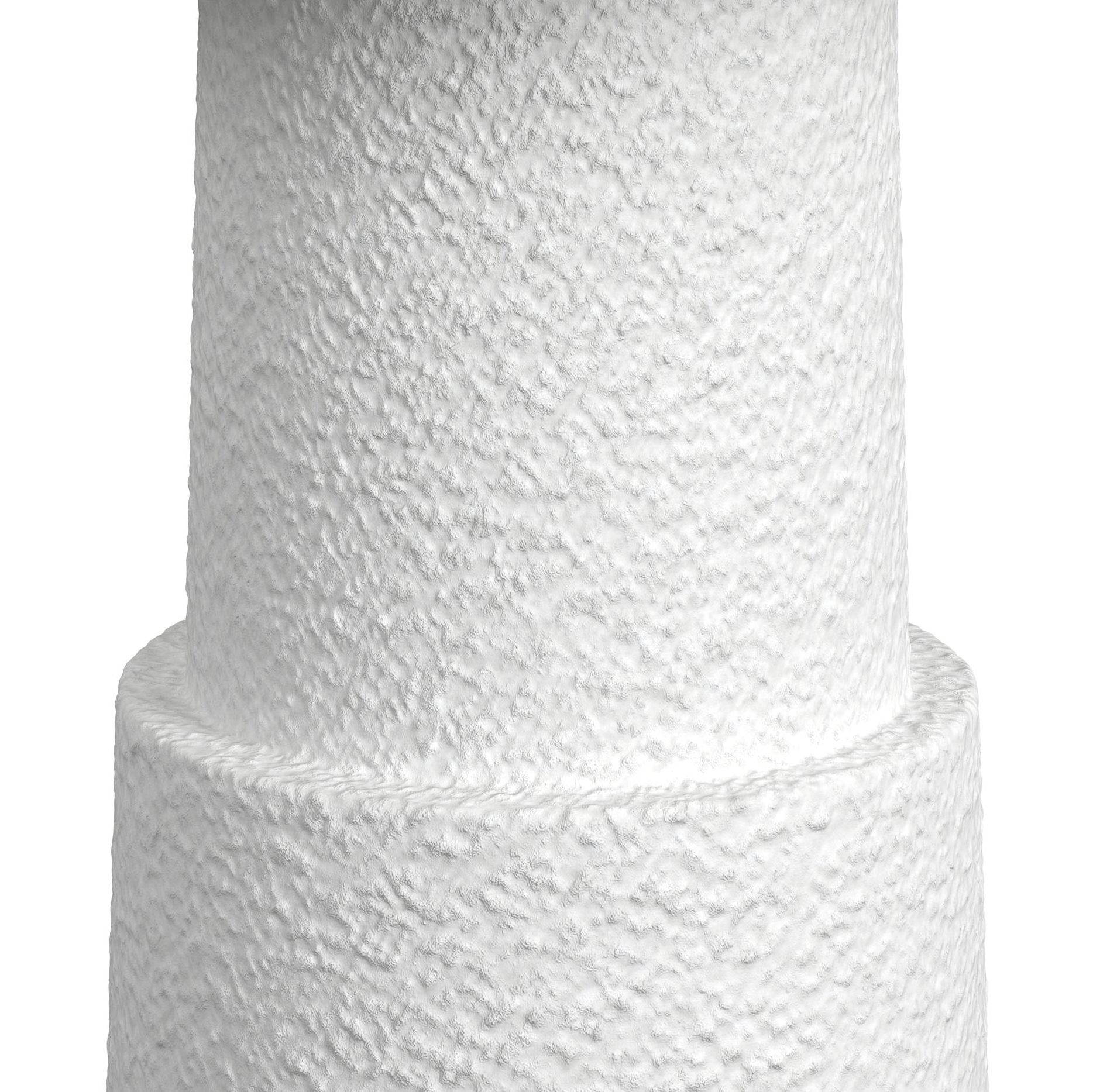 Image 4 Valdivia Matte White Column Table Lamp more views