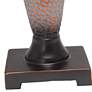 Valdivian Hammered Bronze 3-Piece Floor and Table Lamp Set