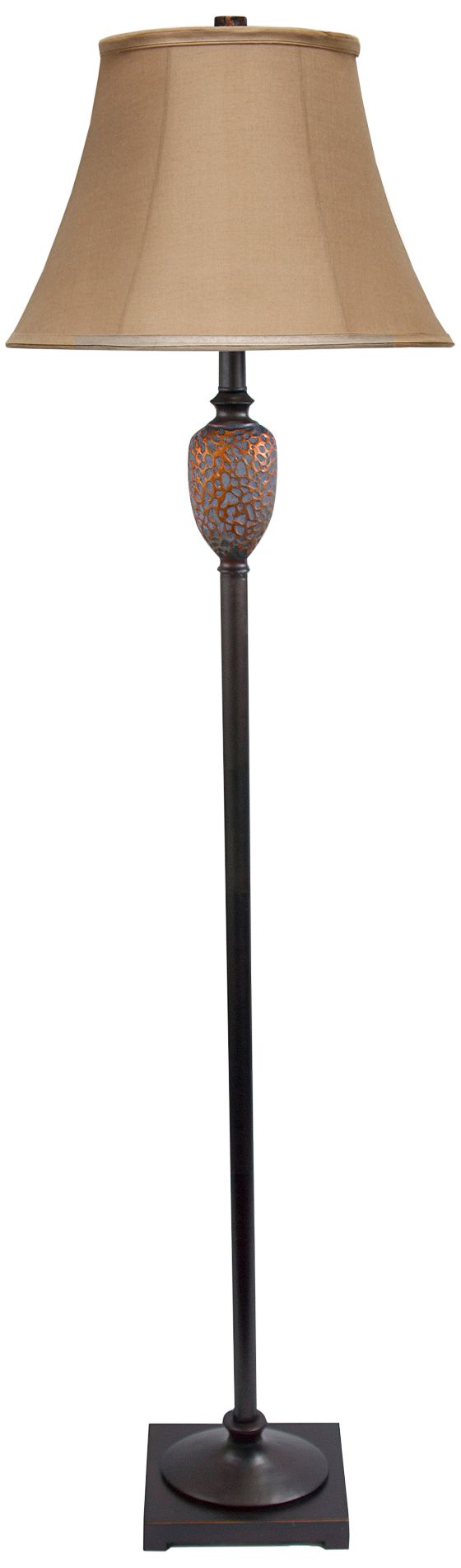 Valdivian Hammered Bronze 3-Piece Floor and Table Lamp Set