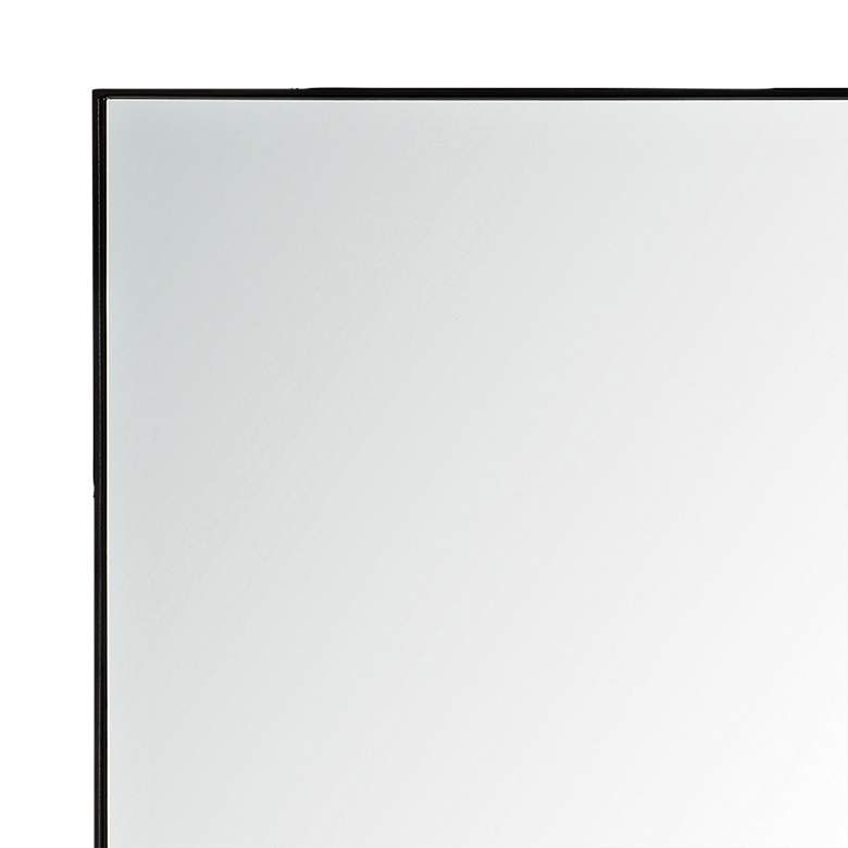 Image 3 Vale Charcoal Gray 21" x 32" Rectangular Wall Mirror more views
