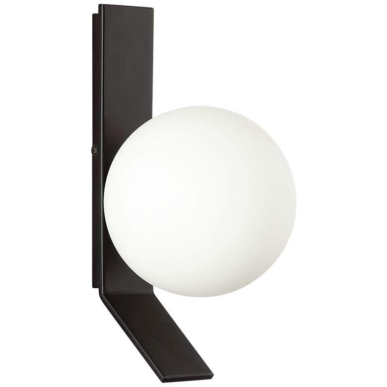 Image 1 Valemont 10" High Matte Black Wall Sconce
