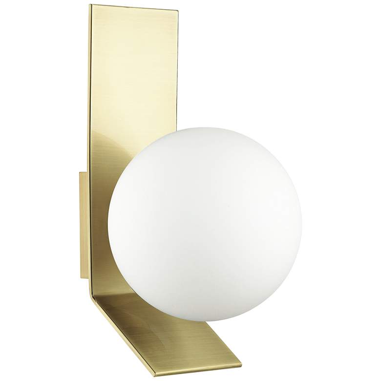 Image 1 Valemont 15 1/4" High Aged Brass Wall Sconce