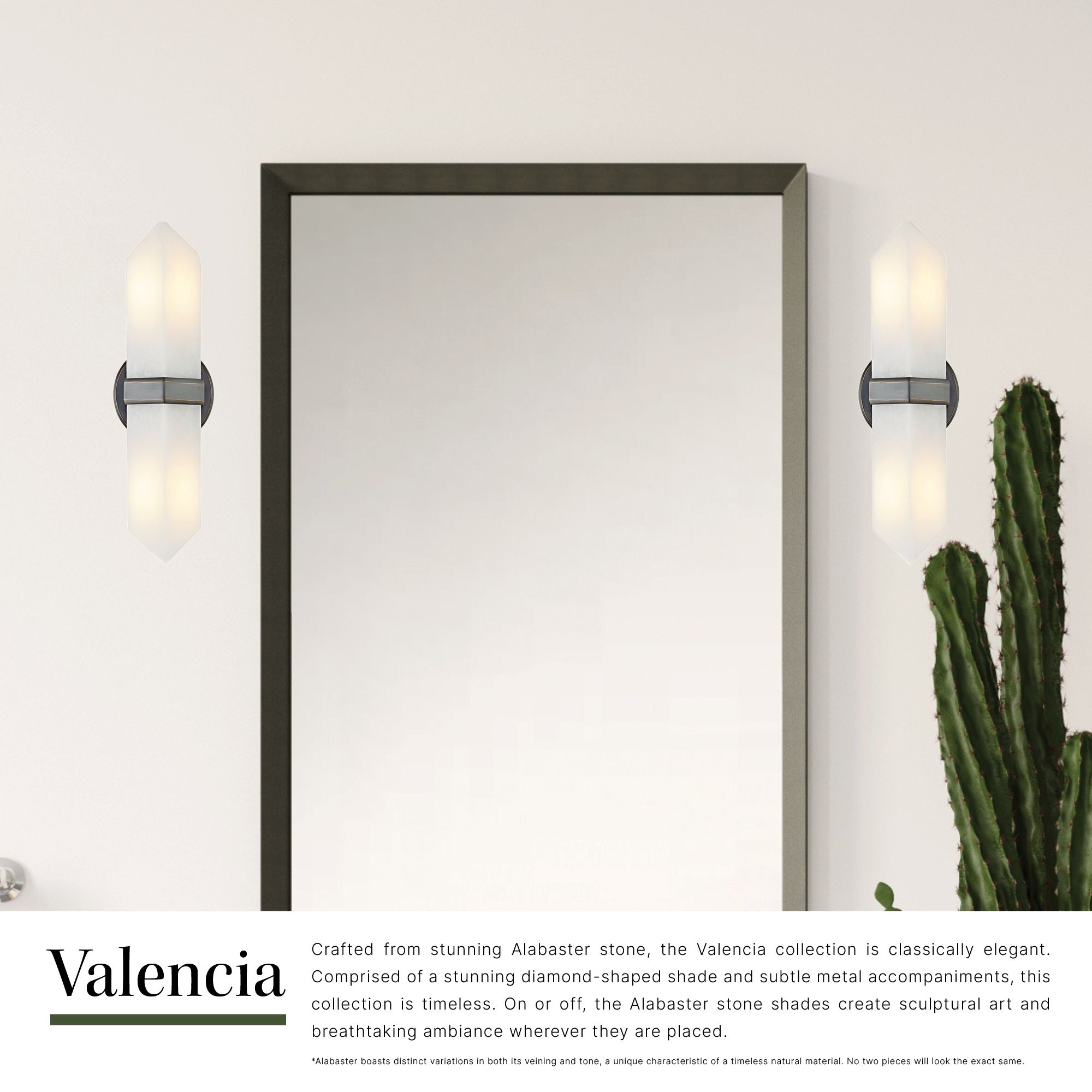 Image 2 Valencia 15" High Urban Bronze 2-Light Wall Sconce more views