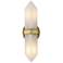 Valencia 15" High Vintage Brass 2-Light Wall Sconce