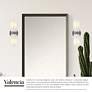 2_Valencia 15" High Vintage Brass 2-Light Wall Sconce more views