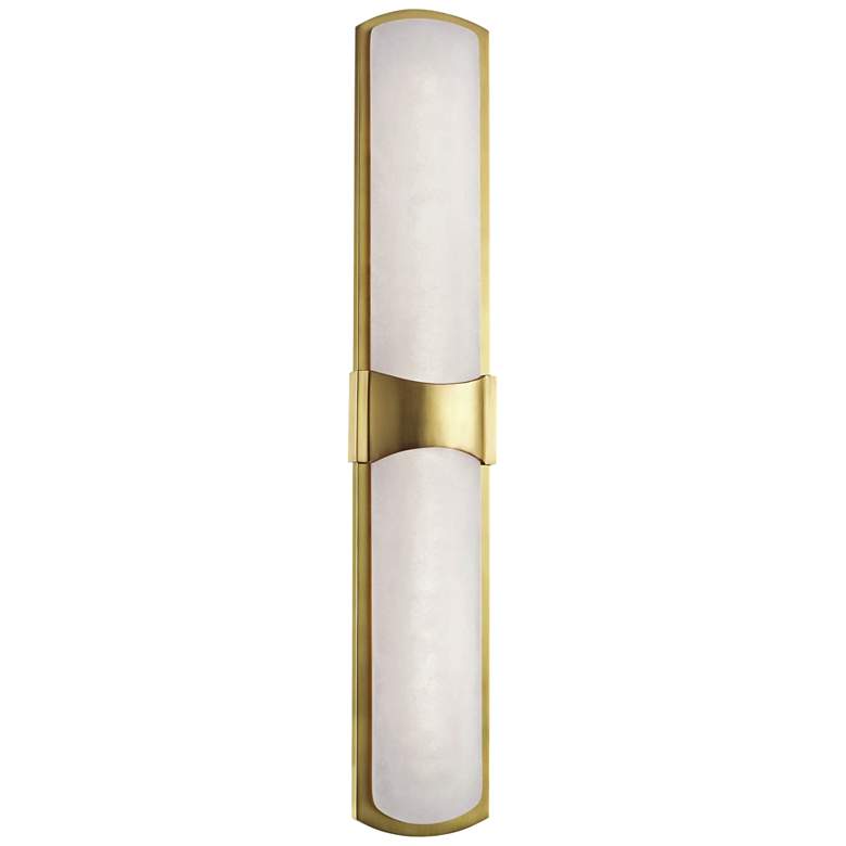 Image 1 Valencia 26 inch High Aged Brass 2-LED Wall Sconce