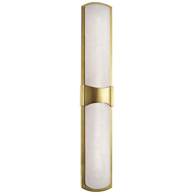 Image 1 Valencia 26" High Aged Brass 2-LED Wall Sconce