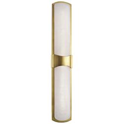Valencia 26&quot; High Aged Brass 2-LED Wall Sconce