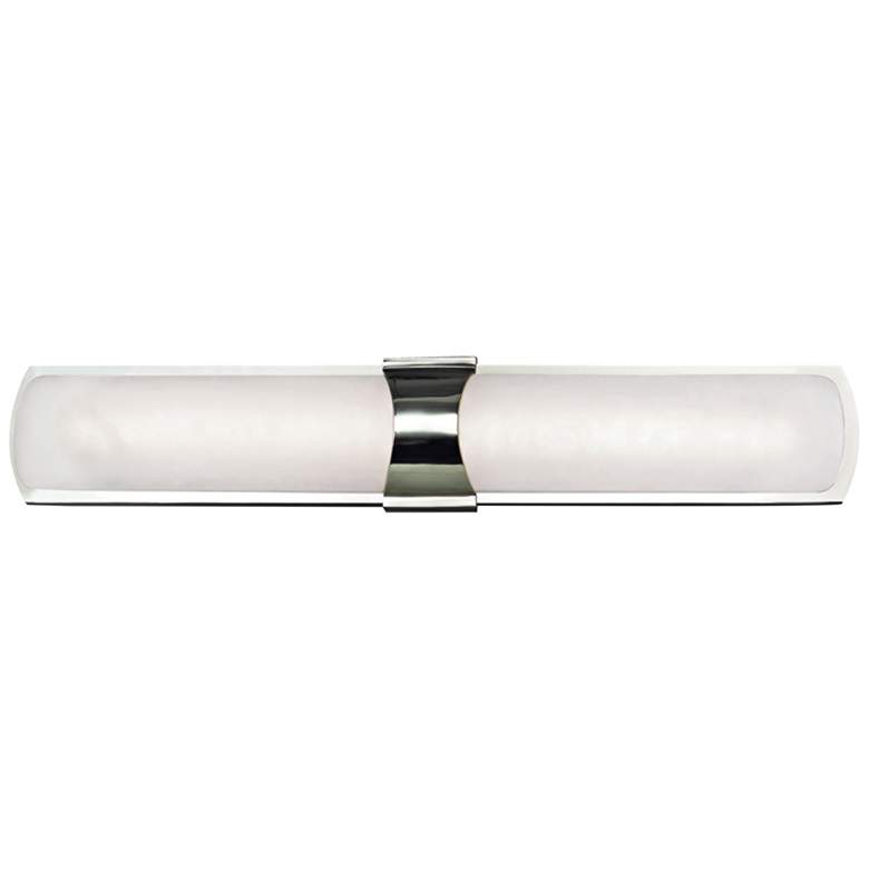 Image 3 Valencia 26" High Polished Nickel 2-LED Wall Sconce more views