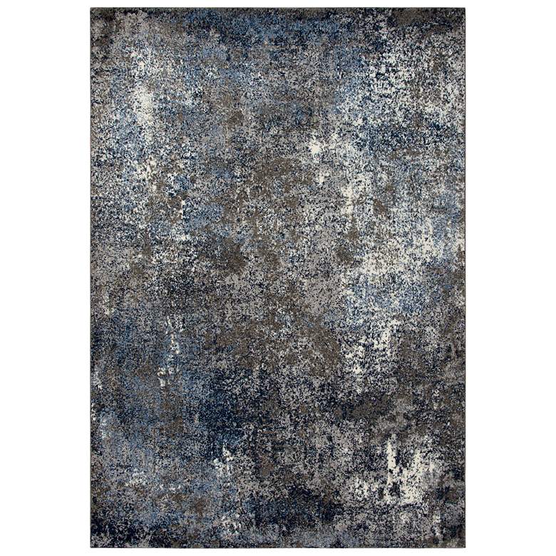 Image 2 Valencia VCA104 5'3"x7'6" Silver Blue Rectangular Area Ru