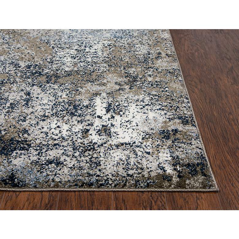 Image 4 Valencia VCA104 5'3"x7'6" Silver Blue Rectangular Area Ru more views
