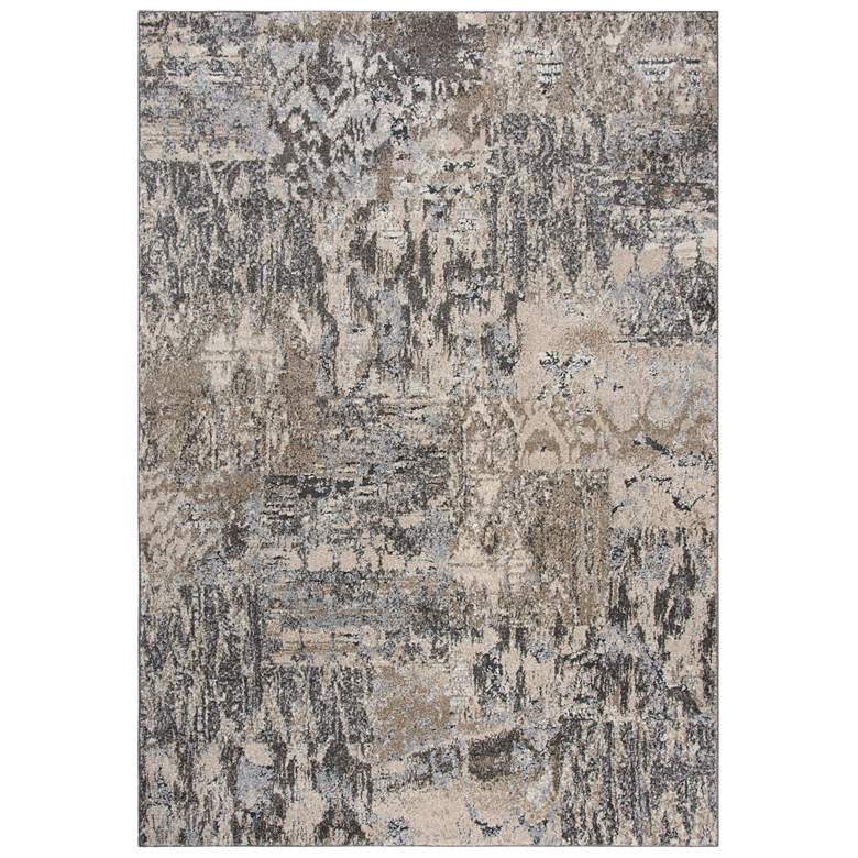 Image 2 Valencia VCA106 5'3"x7'6" Beige Gray Rectangular Area Rug