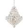 Valentina 16 1/2" Wide Chrome and Crysta 10-Light Chandelier